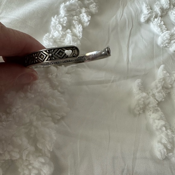 Alex and Ani silver cuff bracelet - Picture 4 of 6